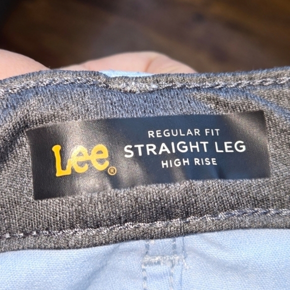 Lee Light Blue Cropped Pants B1 - Picture 4 of 10